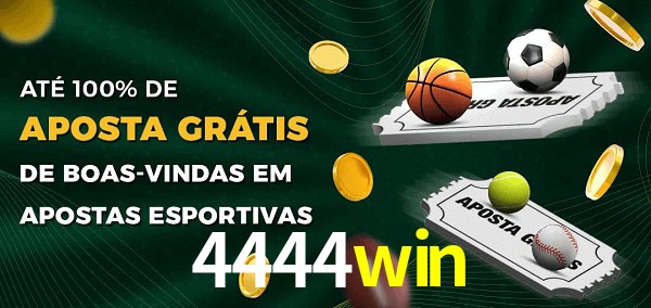 4444win Ate 100% de Aposta Gratis